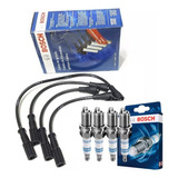 Kit Cables Y Bujias Bosch P/ Fiat Palio Uno Duna 1.3 Mpi