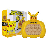 Juguete Pop It Quick Push Electrónico Pokemon Pikachu Juego Color Amarillo
