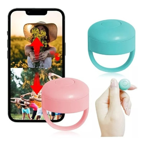 Botón Anillo Bluetooth Controlador Vídeos Tiktok Instagram