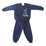 Conjunto Frio Casaco Calça Moleton Infantil Flanelado Menino