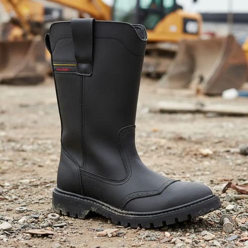 Bota Tipo Vaquera Con Puntera De Proteccion Estilo 703