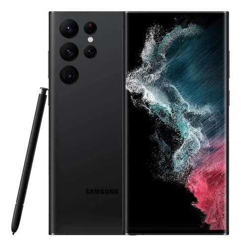 Samsung Galaxy S22 Ultra 5g 128gb Negro Originales Liberados De Exhibición A Msi