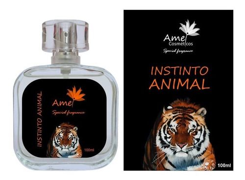 Perfume Masculino Instinto Animal 100 Ml Amei Cosméticos