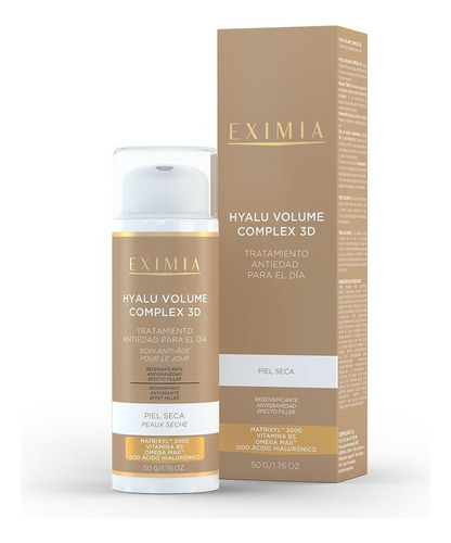 Eximia Hyalu Volume Complex 3d Crema Antiedad Piel Seca 50g Momento De Aplicación Día