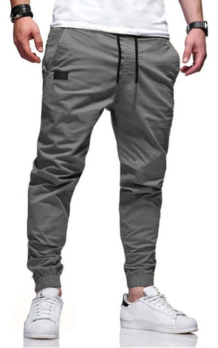 Pantalones Cargo De Hombre Piernas Rectas Y Corte Ajustado