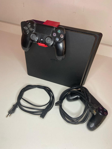 Consola Playstation 4 Sony Slim 500 Giga, Color Negro