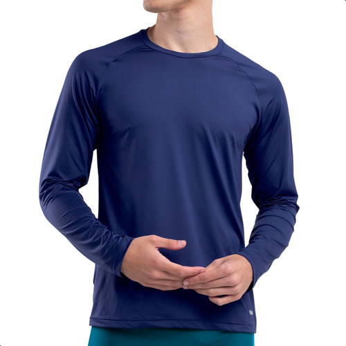 Camiseta Térmica Proteção Uv50+ Mash Manga Longa Masculina