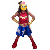 Disfraz Mujer Maravilla O Wonder Woman Niña Modelo 2