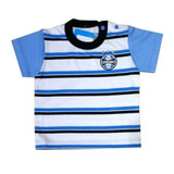 Camisa Bebê Listras Grêmio Oficial