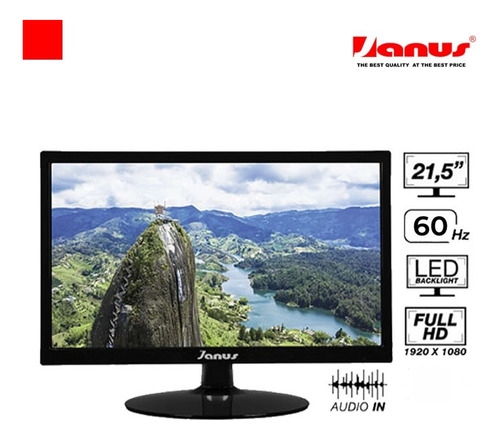 Monitor Janus 228cv De 22  Lcd, Vga, Coaxial Y Rca