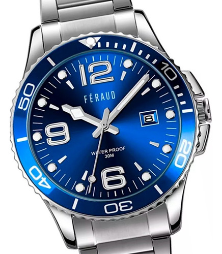 Reloj Feraud F5572gsla F5572gsLG Acero Biselado 30m Fechador