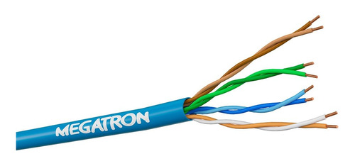 Cabo Megatron Cat.5e Comunicação De Dados Lan 4 Pares 305m A