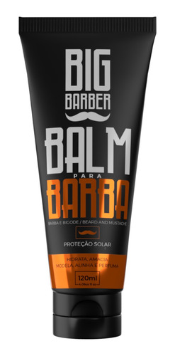 Balm Para Barba Big Barber 120ml Hidratante Profissional