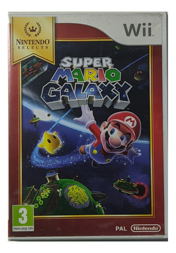 Jogo Mario Galaxy Nintendo Wii Europeu - Leia Para Detalhes