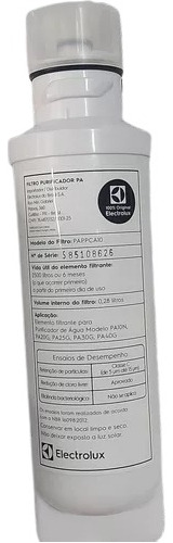 Filtro/refil De Água  Pa10n Pa20g Pa25g Pa30 80000702