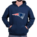 Blusa Roupa De Frio Moletom Patriots Nfl Quente Confortável