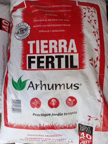 Bolsa De Tierra Fertil De 40 Dm3 / Arhumus