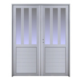 Puerta Doble Aluminio 160x200 M507 V/vertical Abershop