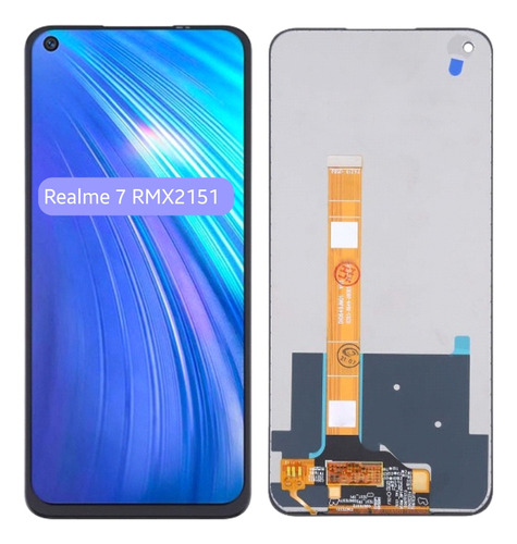 Tela Frontal Touch Display Para Realme 7 Rmx2151 6s Rmx2002