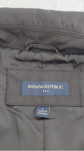 Jaqueta Banana Republic Masculina Preta, Tamanho Grande