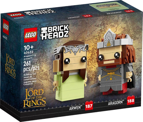 Lego Brickheadz Aragorn Y Arwen El Señor De Los Anillos