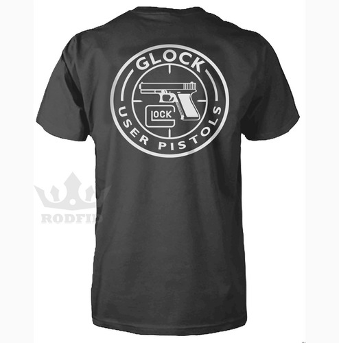 Camiseta Glock Tiro Esportivo Camisa Estilomilitar Plus Size