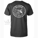 Camiseta Glock Tiro Esportivo Camisa Estilomilitar Plus Size