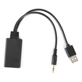 Cable Adaptador De Receptor Bluetooth 5.0 Usb+puerto Estéreo