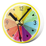 Reloj Magnético Para Nevera, Color Limón