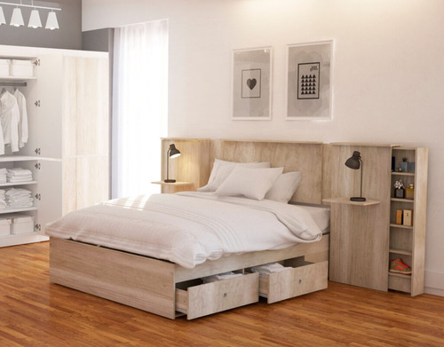 Respaldo De Madera Para Sommier Cama De 140 A 200 Cm Plazas