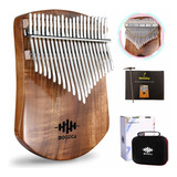 Moonzasica 21 Teclas De Koa Kalimba Maciza Tabla De Madera M