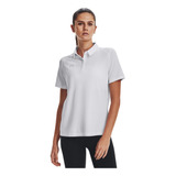 Playera Polo Under Armour Team Tech Golf 1370431-100 Mujer