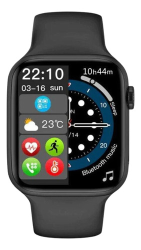 Smartwatch Relógio Inteligente Homens Mulheres + Case Cor Da Caixa Preto Desenho Da Pulseira Sport Silicone