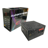 Fonte Gamer Atx Brx Rainbow 850w Real 80 Plus Bronze