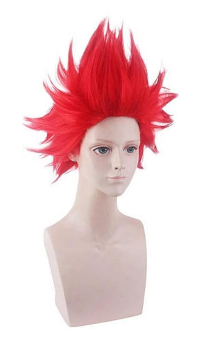 Peluca Roja Eijiro Kirishima Anime My Hero Academia Cosplay