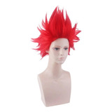 Peluca Roja Eijiro Kirishima Anime My Hero Academia Cosplay