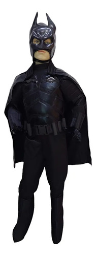 Disfraz Batman Dc 2022 Con Mascara Mod. 7 Para Niño