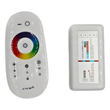 Controladora + Controle Rgb Touch Rf 2.4g P/ Fit Led Piscina Luz Rgb 2,4ghz