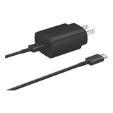 Cargador Samsung Fast Charger Cubo + Cable Tipo C 25wpd 2022