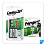 Cargador De Pilas Energizer Maxi +4 Pilas Aa Recargables