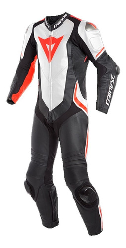 Traje Monopiel Para Moto Dainese Laguna Seca 4 Negro Blanco