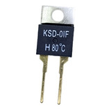 Termostato Sensor De Temp Ksd-01f 80°c  1.5a  Normal Abierto