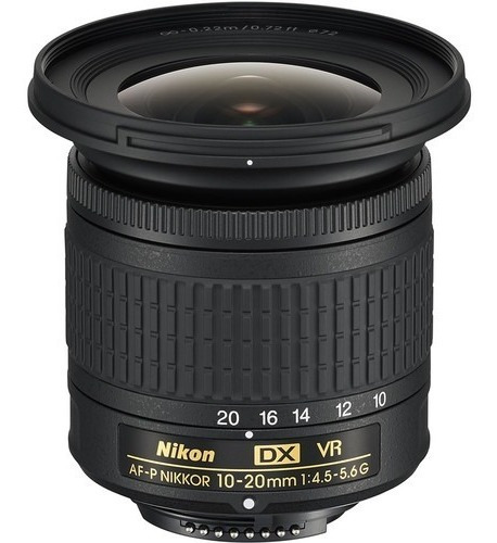 Lente Nikon Af-p Dx 10-20 Mm F/4,5-5,6 G Vr + Nf-e