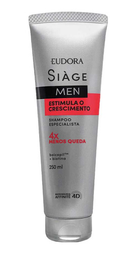 Shampoo Masculino Antiqueda Crescimento Siàge Men 250ml