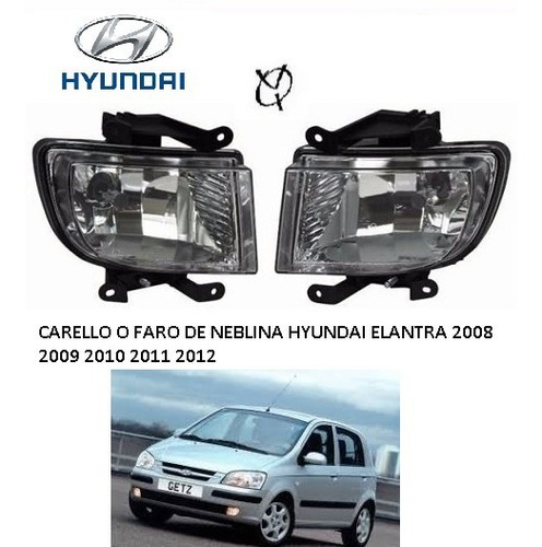 Carello O Faro De Neblina Hyundai Getz 2006 2007 2008 Foto 3