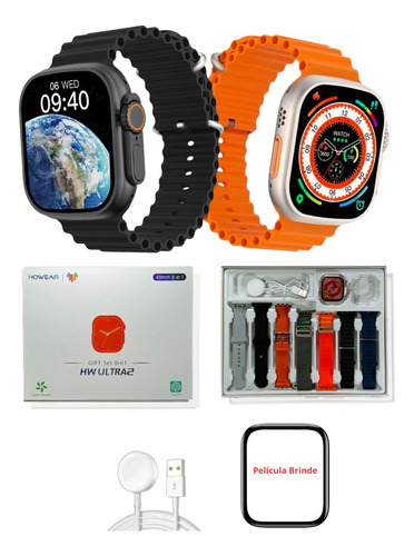 Smartwatch Hw Ultra 2 Lançamento Com Chat Gpt +7 Pulseiras