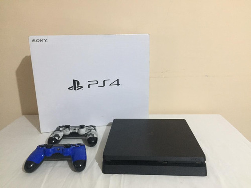 Sony Playstation 4 Slim 500gb + 2 Controles + 3 Juegos