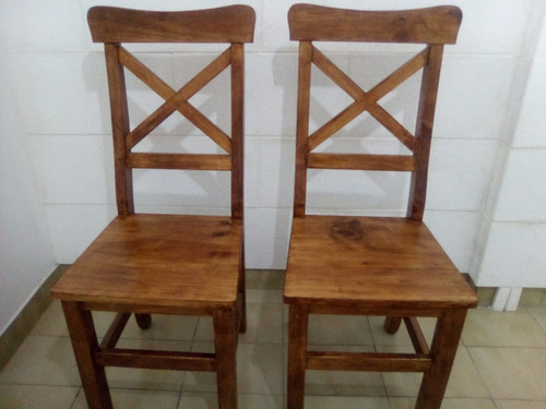 Silla Madera De Pino