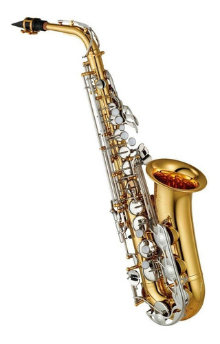 Saxofone Alto Yas 26 Id Laqueado Dourado Com Case Yamaha