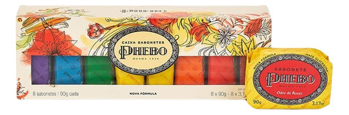 Caixa Presente Phebo 8 Fragrâncias - 8 Sabonetes De 90g Cada
